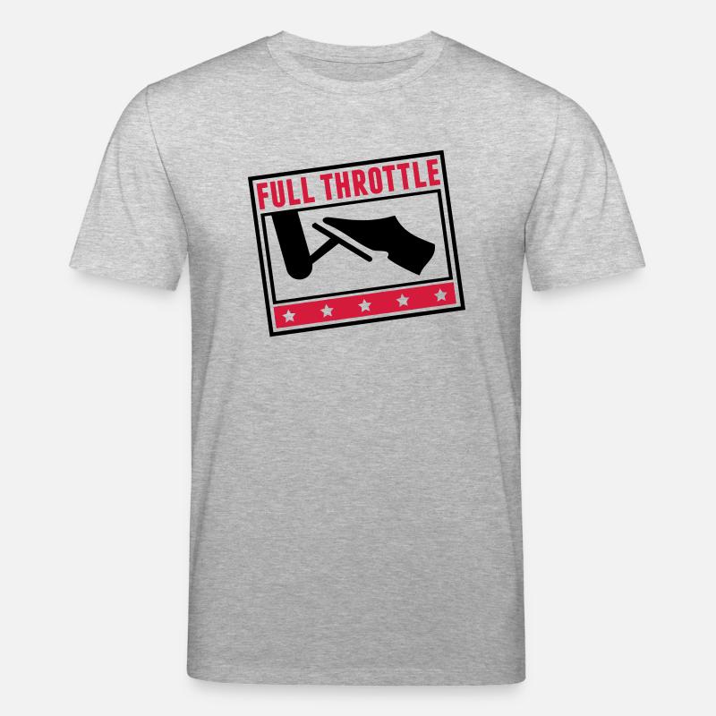 full_throttle_pi2 - Stanley/Stella Unisex Bio-T-Shirt CREATOR  - Grau meliert