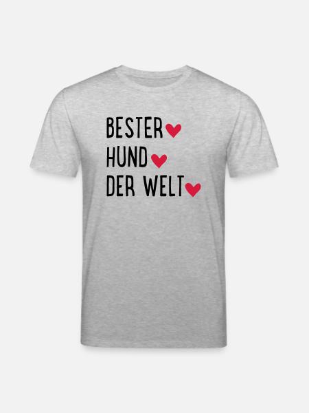 Hund - Stanley/Stella Unisex Bio-T-Shirt CREATOR  - Grau meliert