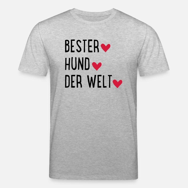 Hund - Stanley/Stella Unisex Bio-T-Shirt CREATOR  - Grau meliert