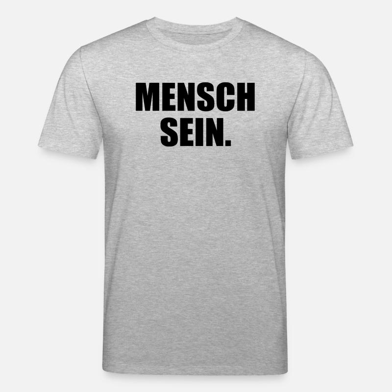 Mensch sein - Stanley/Stella Unisex Bio-T-Shirt CREATOR  - Grau meliert