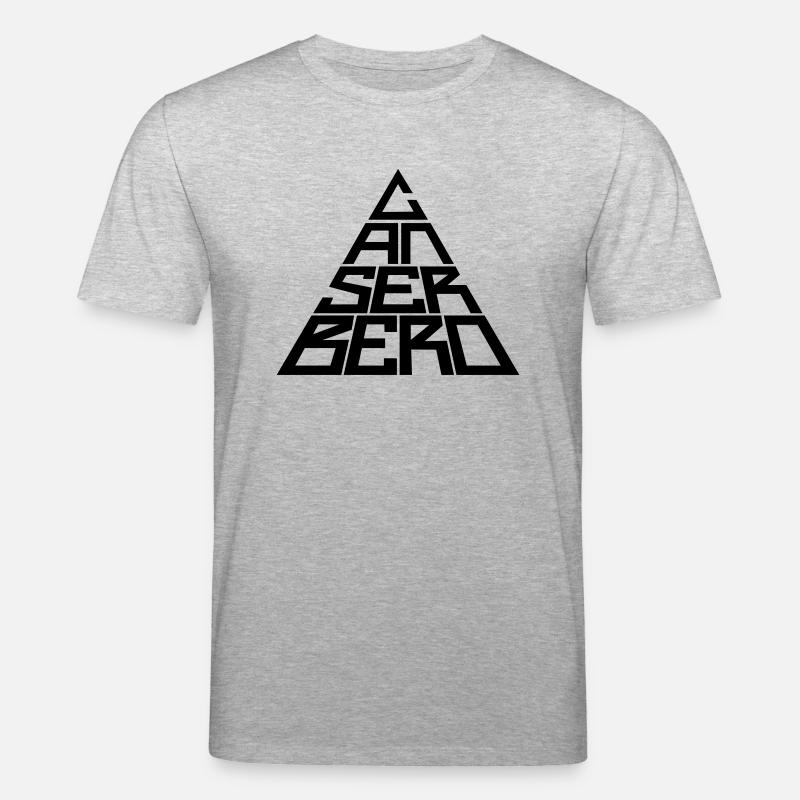 VECTORIZED CANSERBERO - Stanley/Stella CREATOR Unisex Organic T-Shirt - heather grey