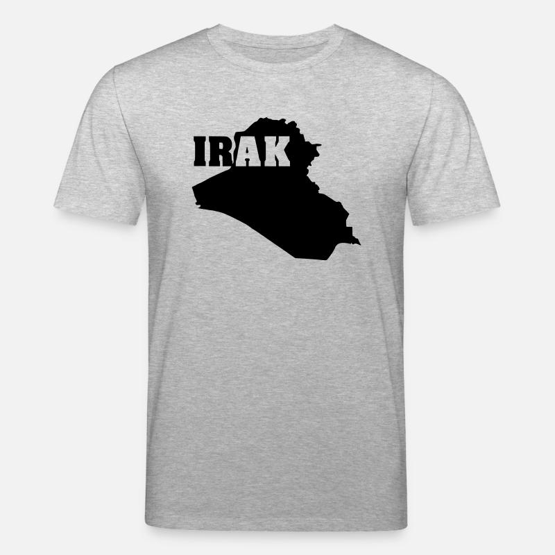 Irak (ID: 002004) - Stanley/Stella Unisex Bio-T-Shirt CREATOR  - Grau meliert