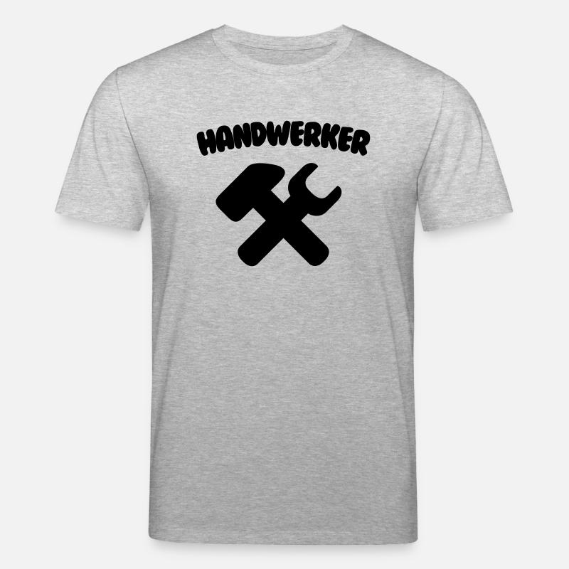Handwerker - Stanley/Stella Unisex Bio-T-Shirt CREATOR  - Grau meliert
