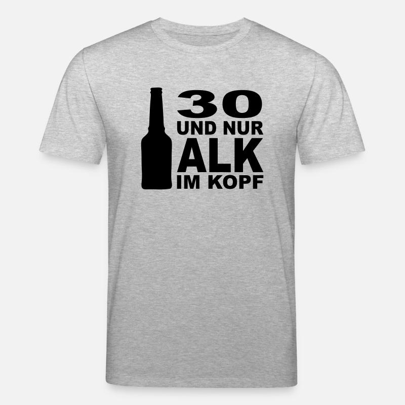 30_alk_im_kopf - T-shirt bio CREATOR Stanley/Stella Unisexe - gris chiné