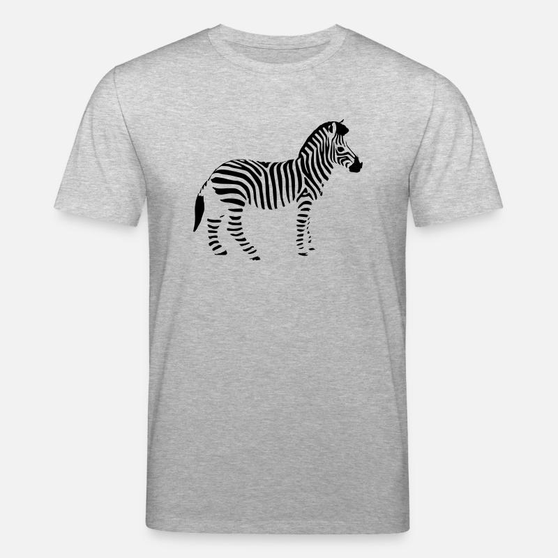 Zebra - Stanley/Stella Unisex Bio-T-Shirt CREATOR  - Grau meliert