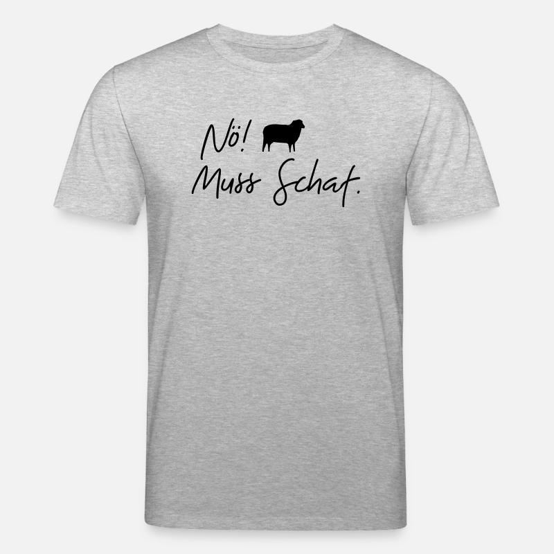 nö muss schaf - Stanley/Stella Unisex Bio-T-Shirt CREATOR  - Grau meliert