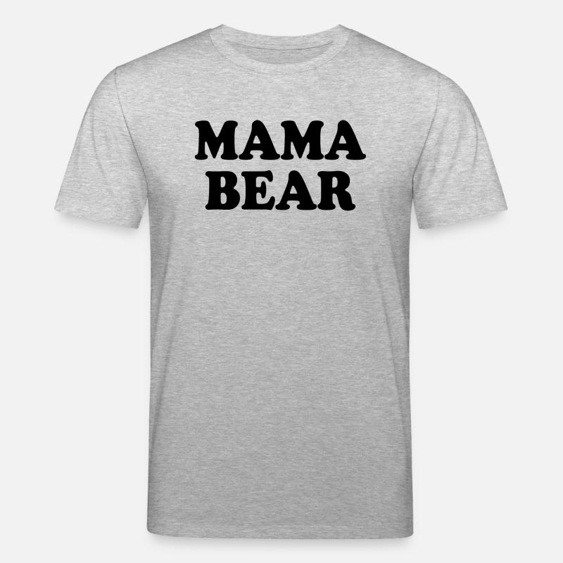Mama bear - Stanley/Stella Unisex Bio-T-Shirt CREATOR  - Grau meliert