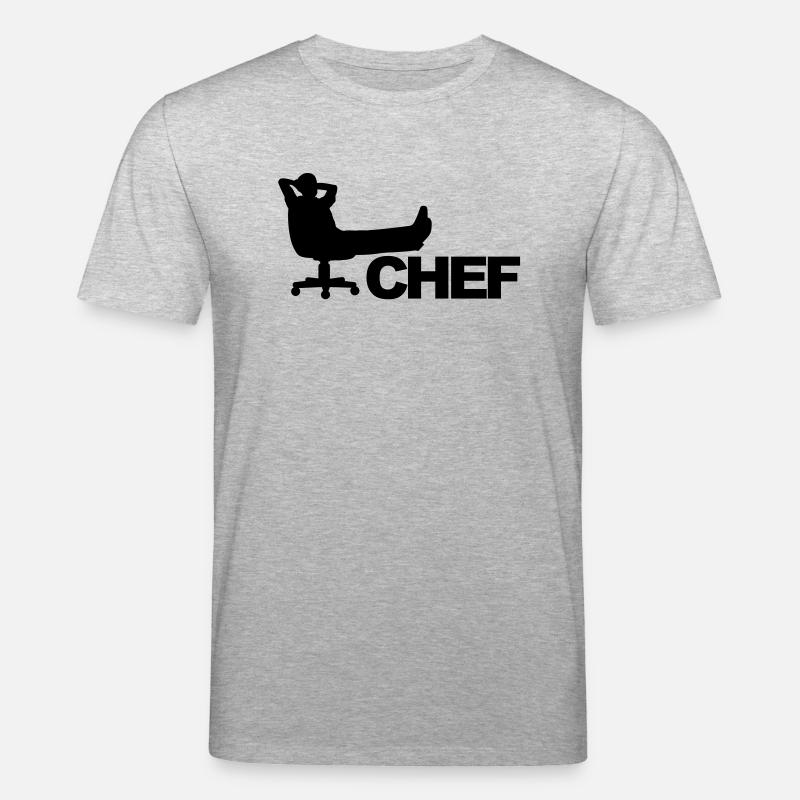 Chef Silhouette - Stanley/Stella Unisex Bio-T-Shirt CREATOR  - Grau meliert