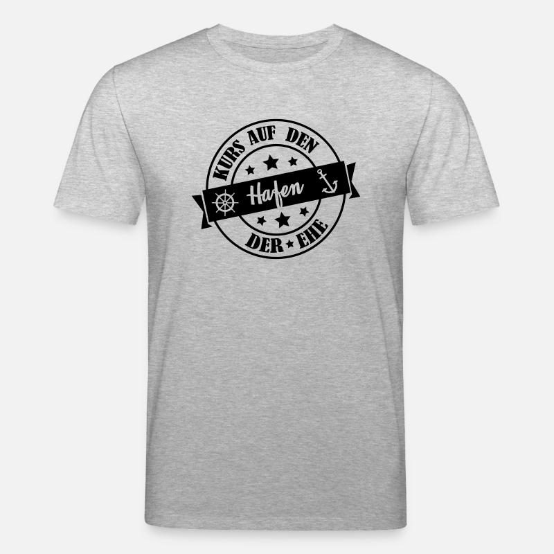 hafen_der_ehe_001 - Stanley/Stella Unisex Bio-T-Shirt CREATOR  - Grau meliert