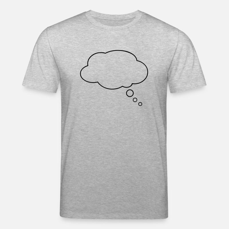 Talking bubble - comic - Stanley/Stella CREATOR Unisex Organic T-Shirt - heather grey