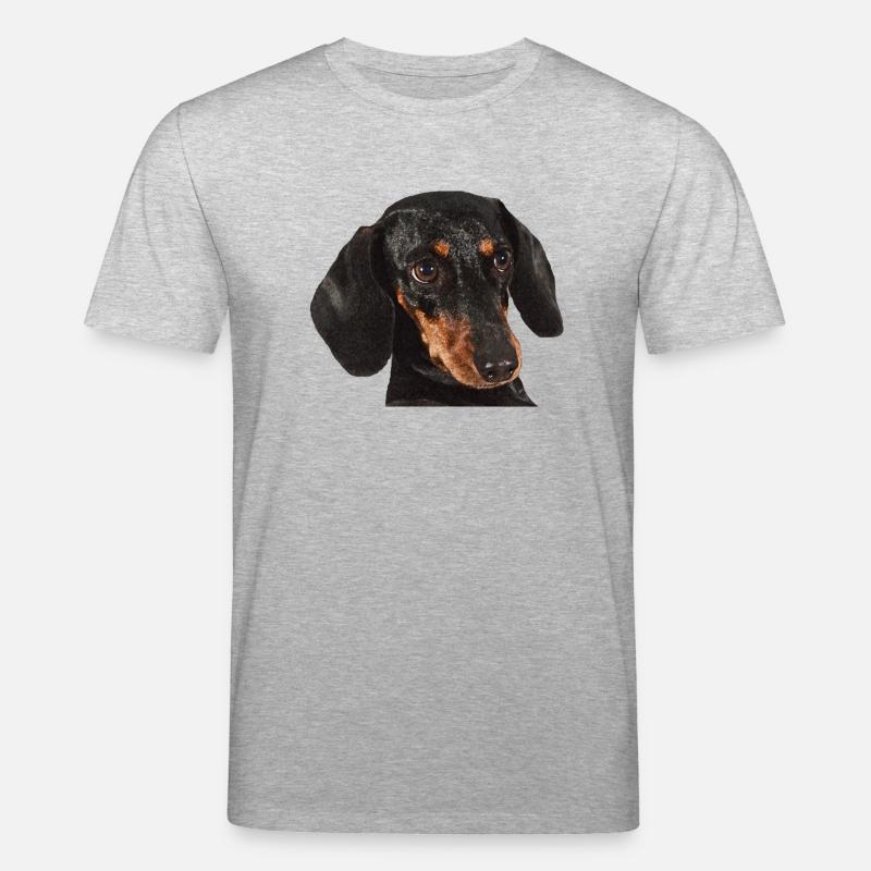 Dackel - Stanley/Stella Unisex Bio-T-Shirt CREATOR  - Grau meliert