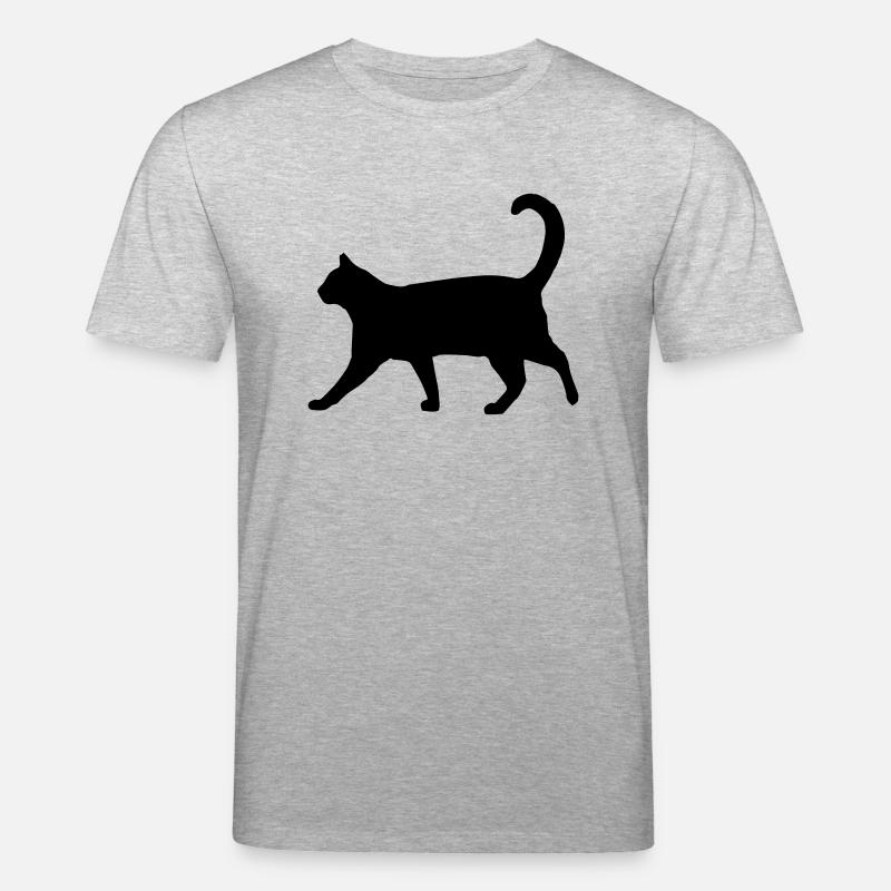 Stolze Katze - Stanley/Stella Unisex Bio-T-Shirt CREATOR  - Grau meliert