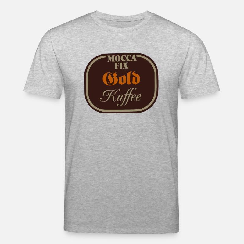 Mocca Fix Gold Kaffee - Stanley/Stella Unisex Bio-T-Shirt CREATOR  - Grau meliert
