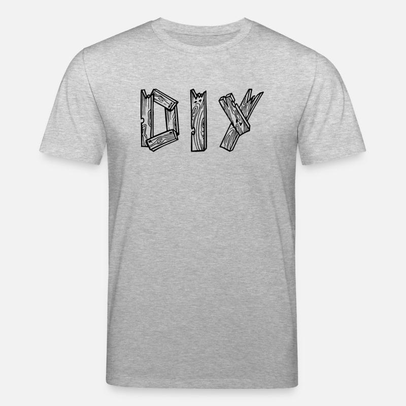 diy - do it yourself - Stanley/Stella Unisex Bio-T-Shirt CREATOR  - Grau meliert