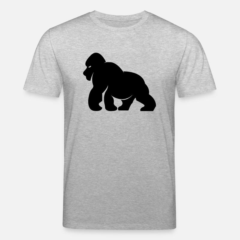 gorilla_01 - Stanley/Stella Unisex Bio-T-Shirt CREATOR  - Grau meliert
