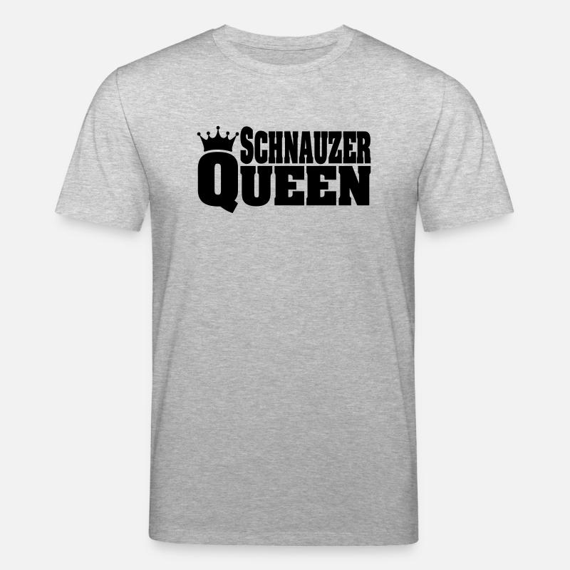SCHNAUZER QUEEN - Stanley/Stella Unisex Bio-T-Shirt CREATOR  - Grau meliert