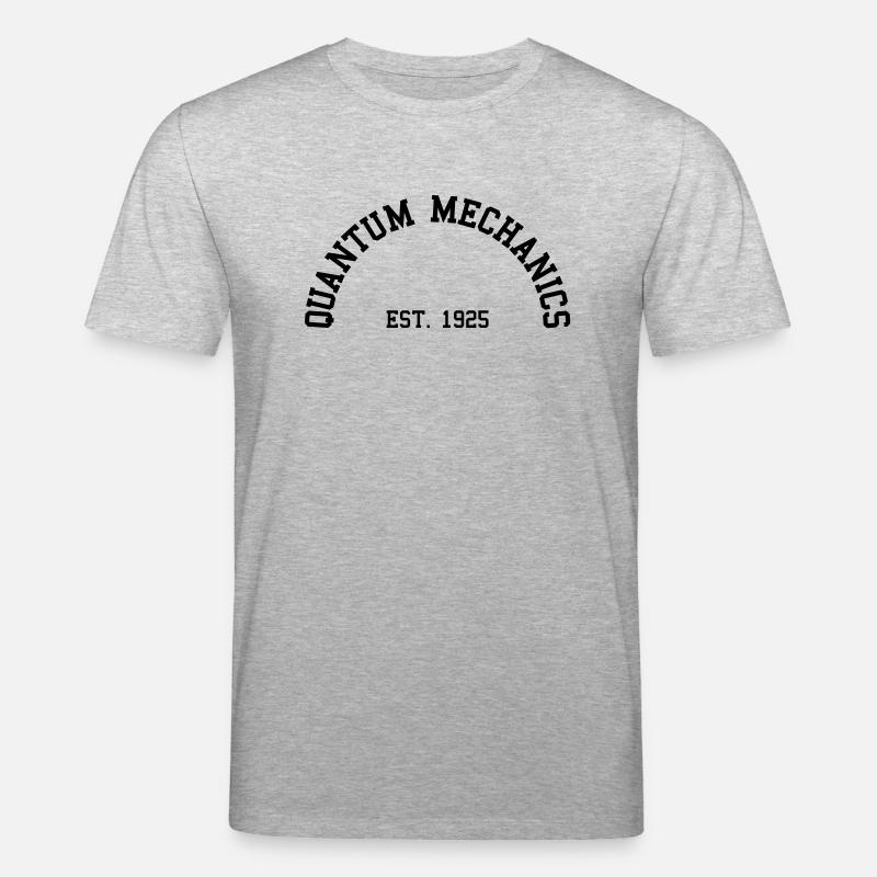 Mécanique quantique - Est. 1925 (demi-cercle) - T-shirt bio CREATOR Stanley/Stella Unisexe - gris chiné