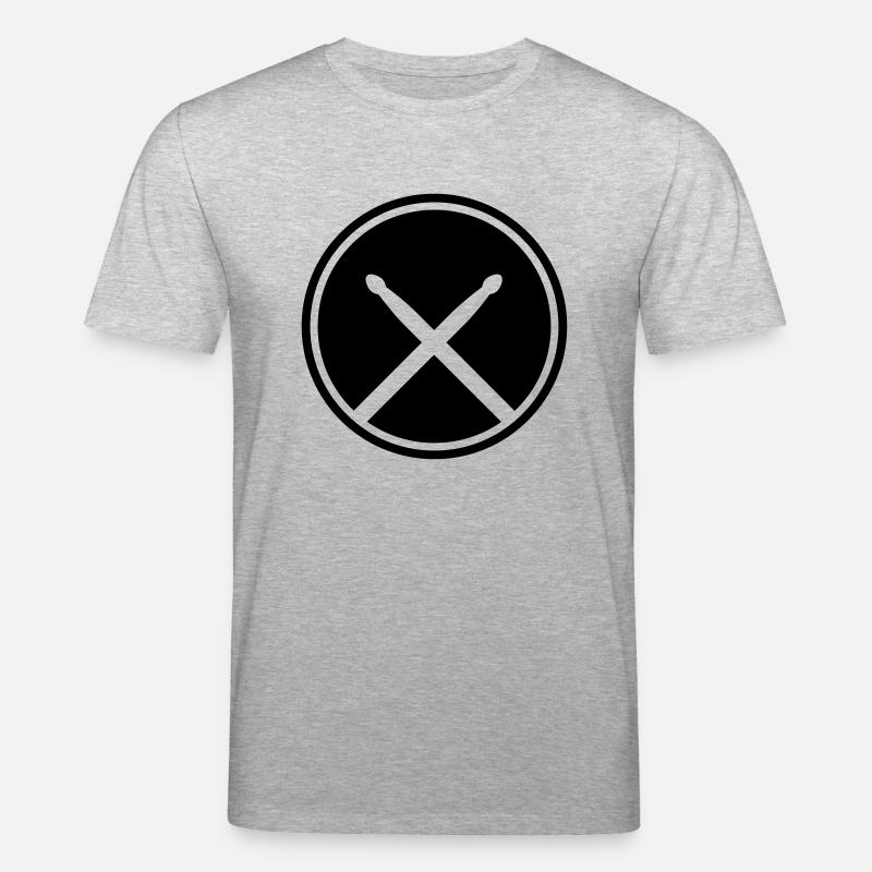 Drumstick circle - Stanley/Stella Unisex Bio-T-Shirt CREATOR  - Grau meliert