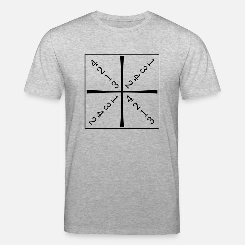 Meyer square - Stanley/Stella Unisex Bio-T-Shirt CREATOR  - Grau meliert