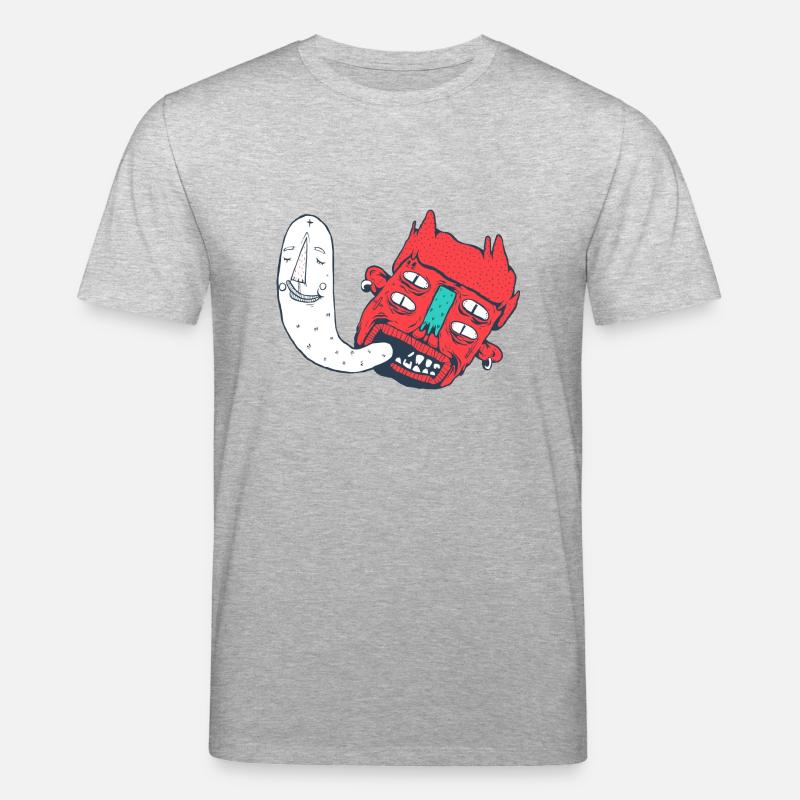 leicht geräuchert - Stanley/Stella Unisex Bio-T-Shirt CREATOR  - Grau meliert