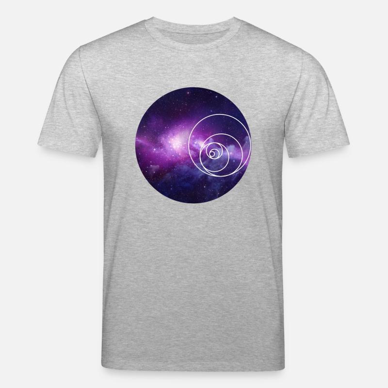 Galaxy Circle - Stanley/Stella Unisex Bio-T-Shirt CREATOR  - Grau meliert