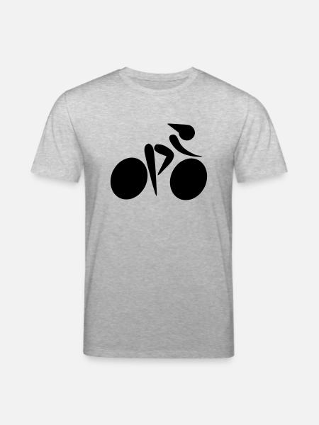 Rennradfahrern - Stanley/Stella Unisex Bio-T-Shirt CREATOR - Grau meliert