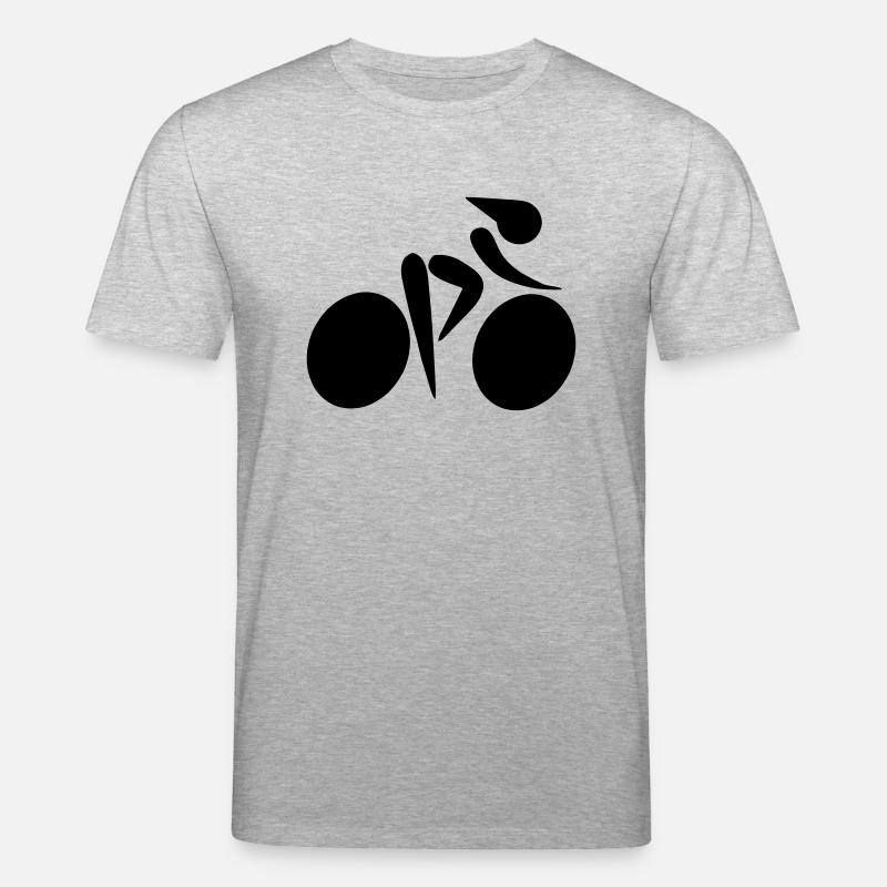 Rennradfahrern - Stanley/Stella Unisex Bio-T-Shirt CREATOR  - Grau meliert