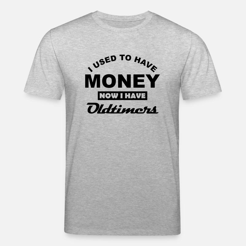 Oldtimer - mal Geld - T-shirt bio CREATOR Stanley/Stella Unisexe - gris chiné