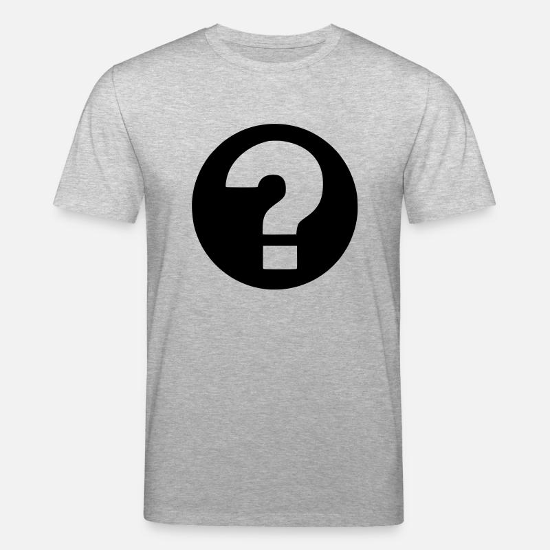 fragezeichen - Stanley/Stella Unisex Bio-T-Shirt CREATOR  - Grau meliert