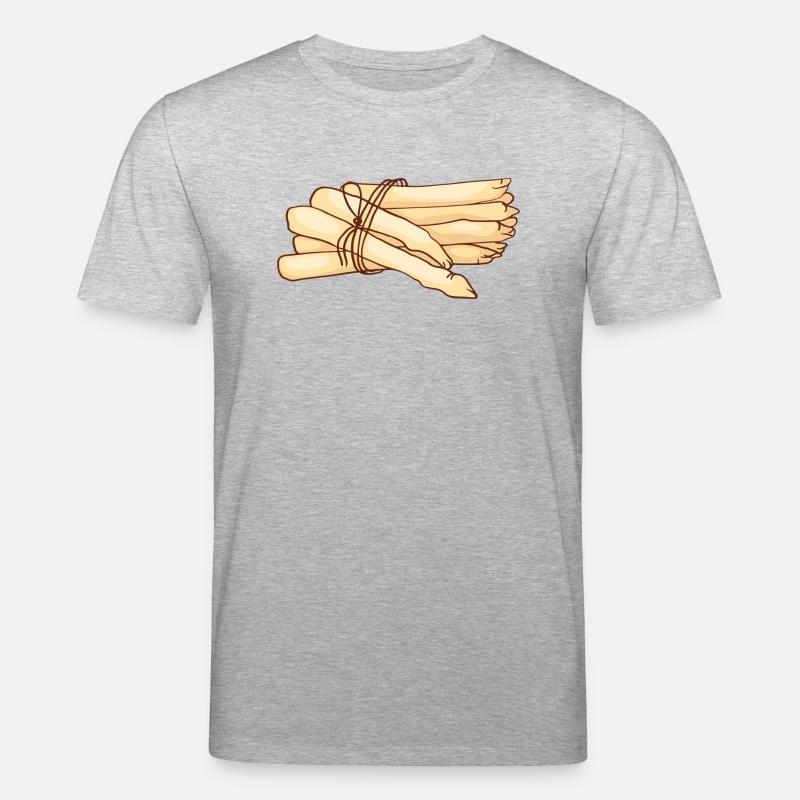 Gemüsespargel Gemeiner Spargel - Stanley/Stella Unisex Bio-T-Shirt CREATOR  - Grau meliert