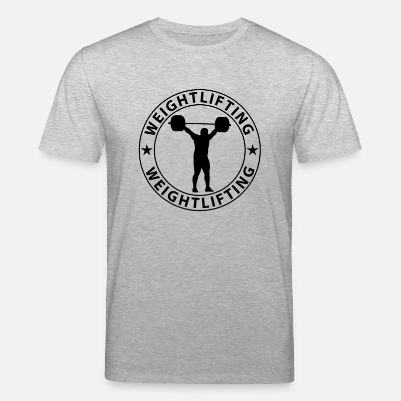 Weightlifting - Stanley/Stella Unisex Bio-T-Shirt CREATOR  - Grau meliert