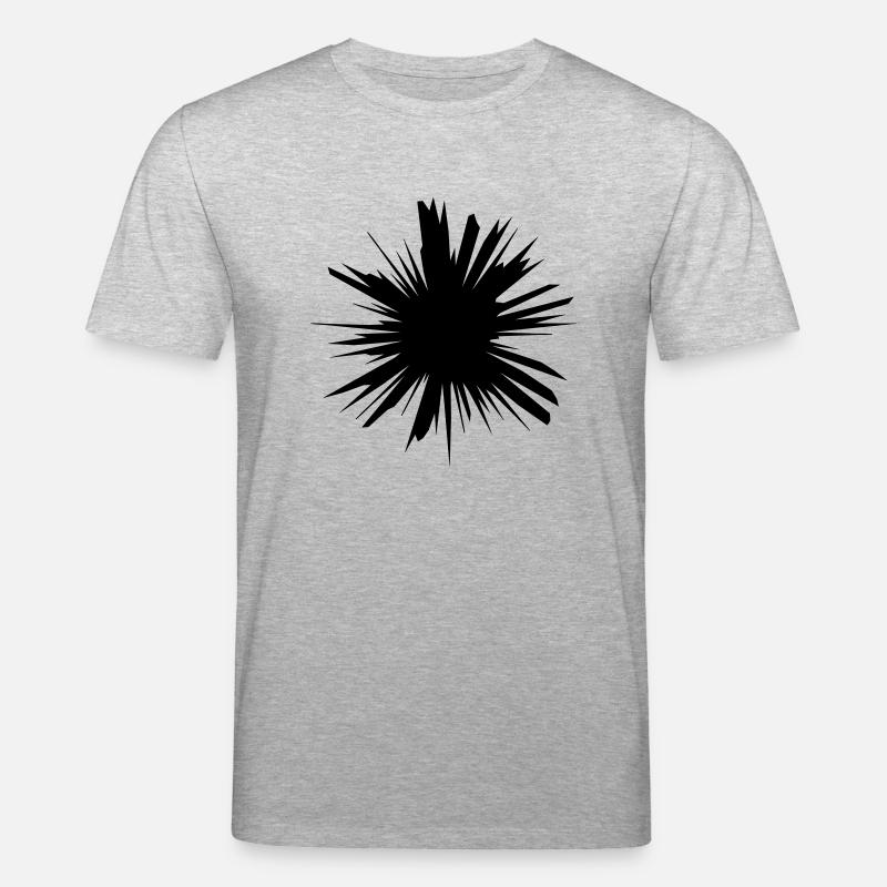 Conception de blast explosion destruction - T-shirt bio CREATOR Stanley/Stella Unisexe - gris chiné