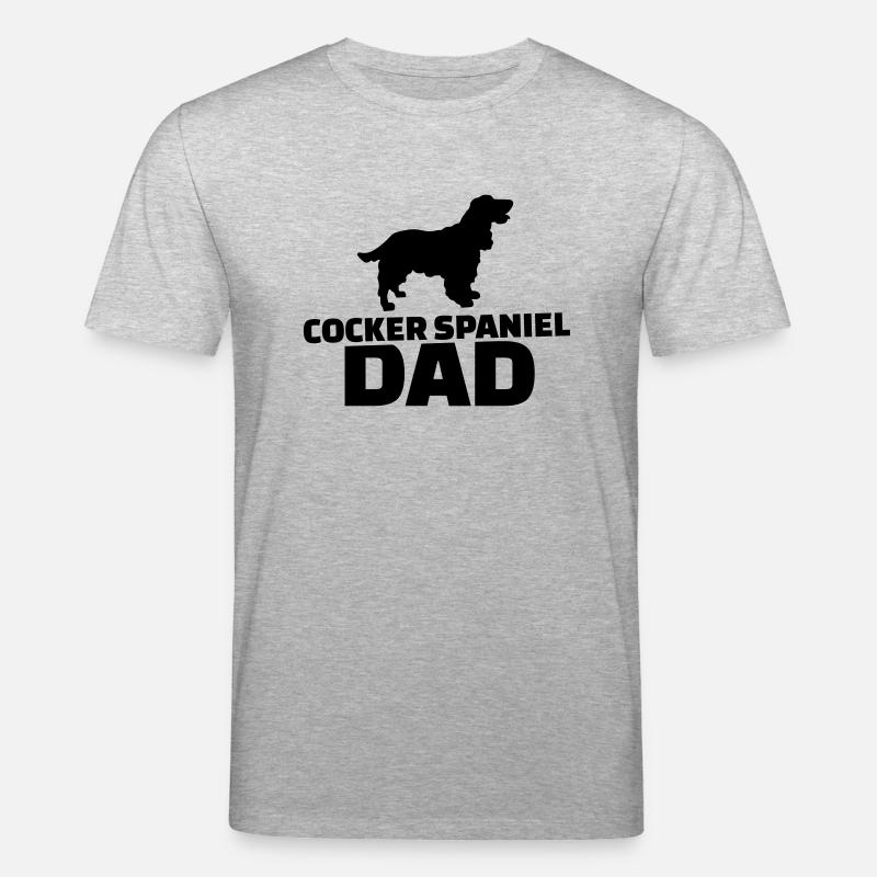Cocker Spaniel - Stanley/Stella Unisex Bio-T-Shirt CREATOR  - Grau meliert