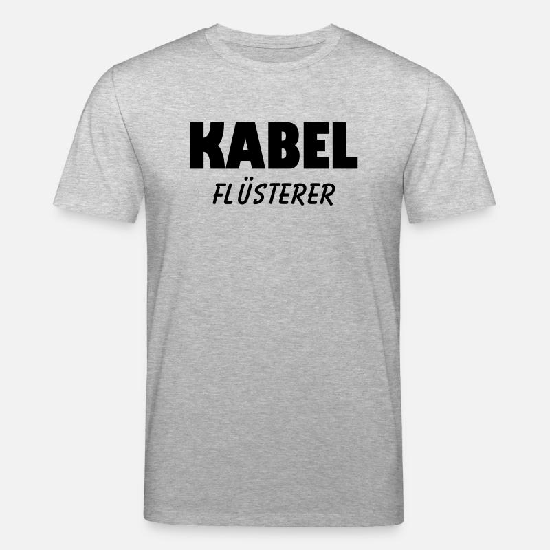 kabel flüsterer - Stanley/Stella Unisex Bio-T-Shirt CREATOR  - Grau meliert