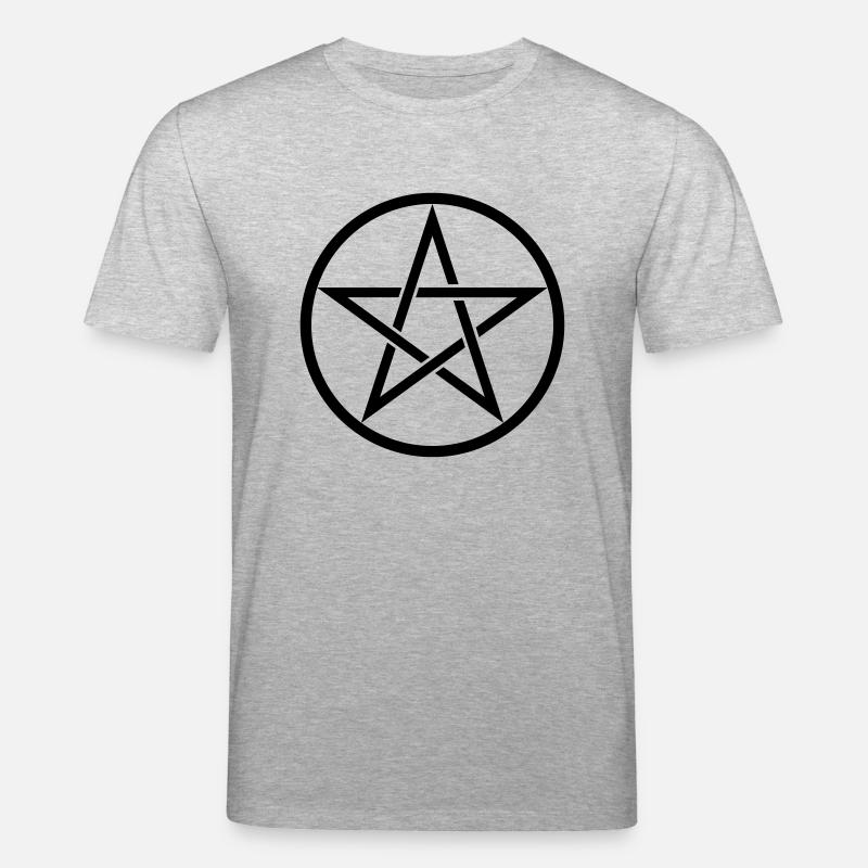 Pentacle Symbol 2 (Vector) - T-shirt bio CREATOR Stanley/Stella Unisexe - gris chiné