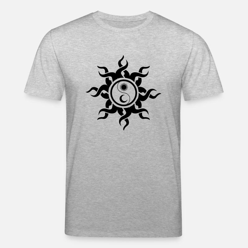 sonne_mond - Stanley/Stella Unisex Bio-T-Shirt CREATOR  - Grau meliert