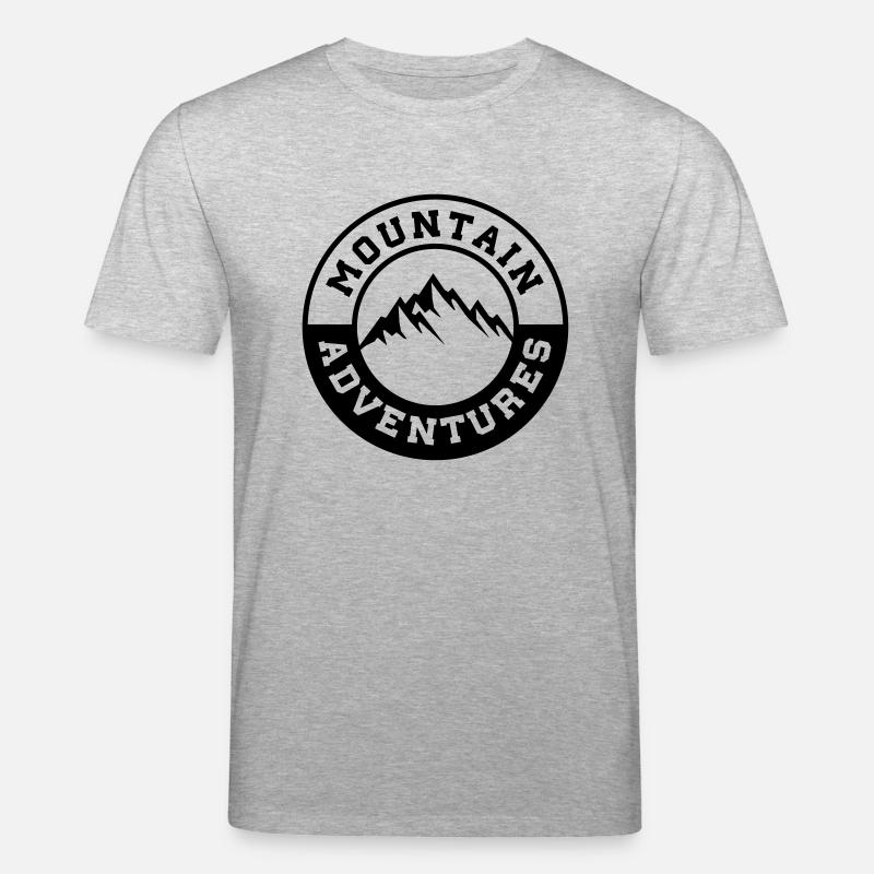 mountain adventures design - Stanley/Stella Unisex Bio-T-Shirt CREATOR  - Grau meliert