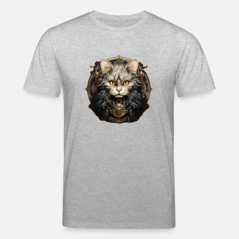 Chat - T-shirt bio CREATOR Stanley/Stella Unisexe - gris chiné