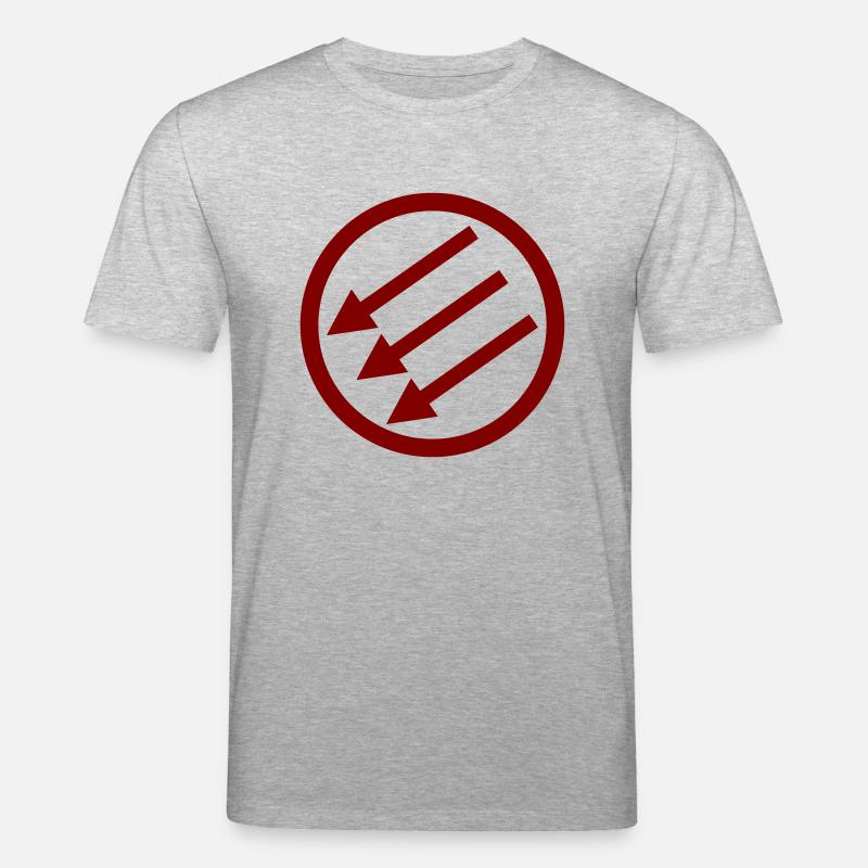 Järnfronten / Eiserne Front / Iron Front - Stanley/Stella Unisex Bio-T-Shirt CREATOR  - Grau meliert