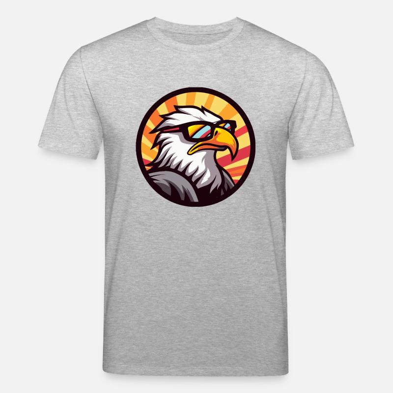 Adler Comic Cool - Stanley/Stella Unisex Bio-T-Shirt CREATOR - Grau meliert