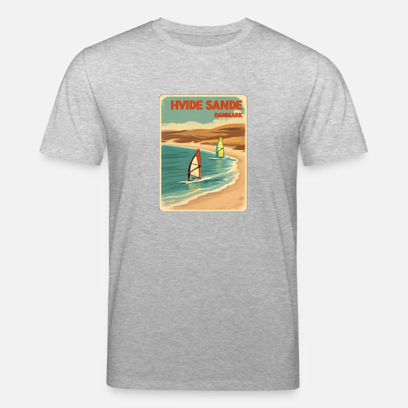 Hvide Sande, alternativement, Danemark - T-shirt bio CREATOR Stanley/Stella Unisexe - gris chiné