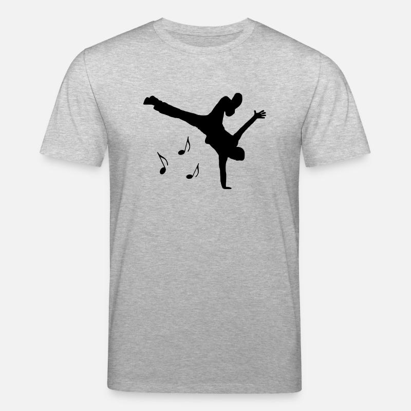 mouvement de danse - T-shirt bio CREATOR Stanley/Stella Unisexe - gris chiné