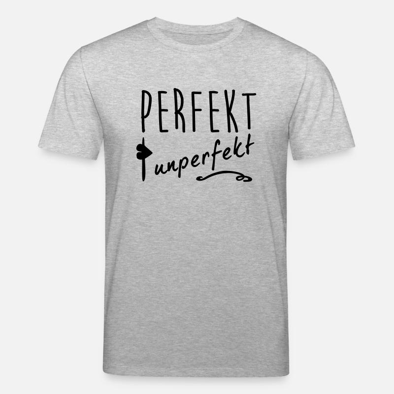 perfekt unperfekt - Stanley/Stella Unisex Bio-T-Shirt CREATOR  - Grau meliert