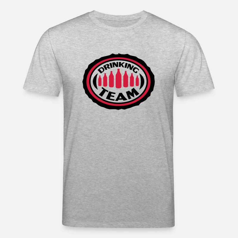 Drinking Team - Stanley/Stella Unisex Bio-T-Shirt CREATOR  - Grau meliert