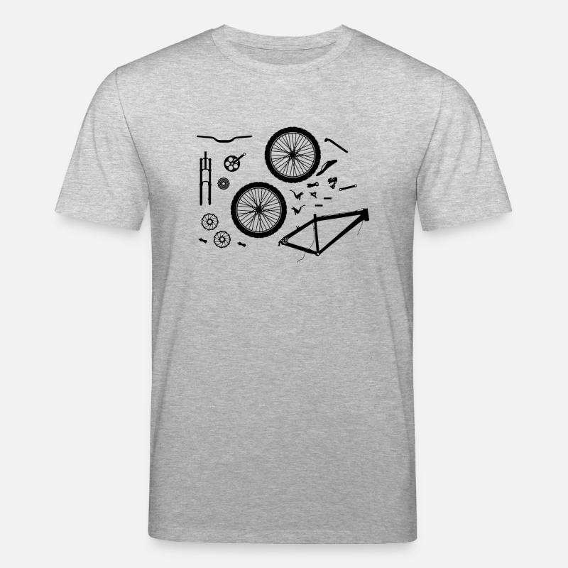 articles de bicyclettes - T-shirt bio CREATOR Stanley/Stella Unisexe - gris chiné