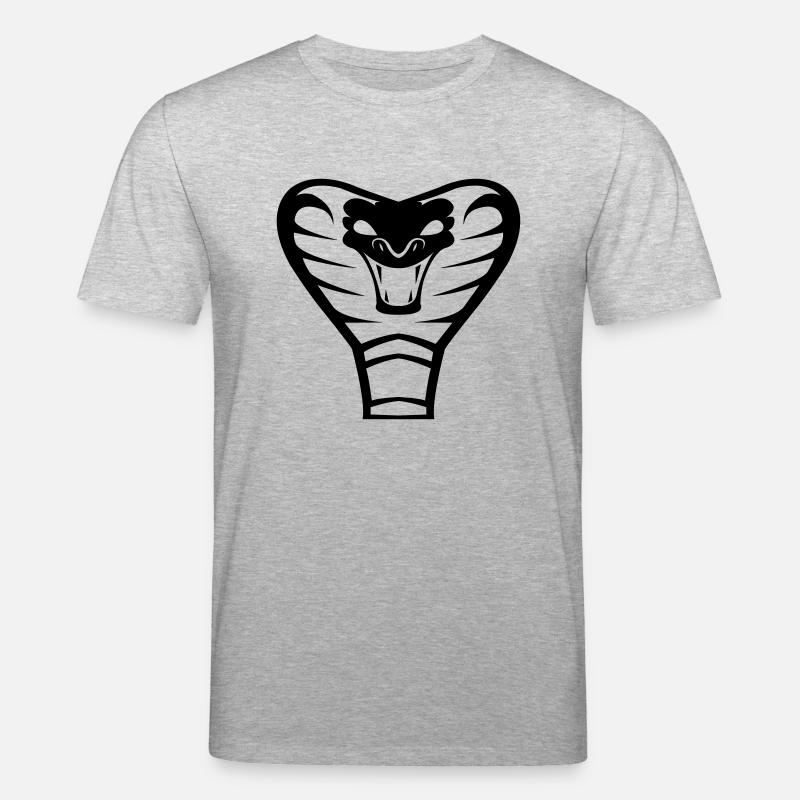 kobra_01 - Stanley/Stella Unisex Bio-T-Shirt CREATOR  - Grau meliert