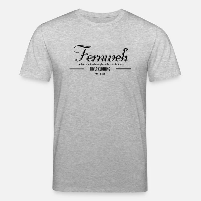 Fernweh_LogoShirt - Stanley/Stella Unisex Bio-T-Shirt CREATOR  - Grau meliert