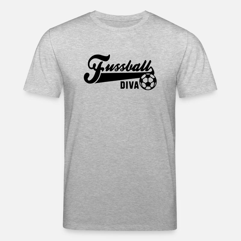 Fussball DIVA - Stanley/Stella Unisex Bio-T-Shirt CREATOR  - Grau meliert