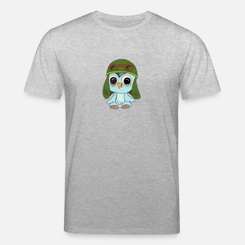 Fips der Flieger - Stanley/Stella Unisex Bio-T-Shirt CREATOR  - Grau meliert