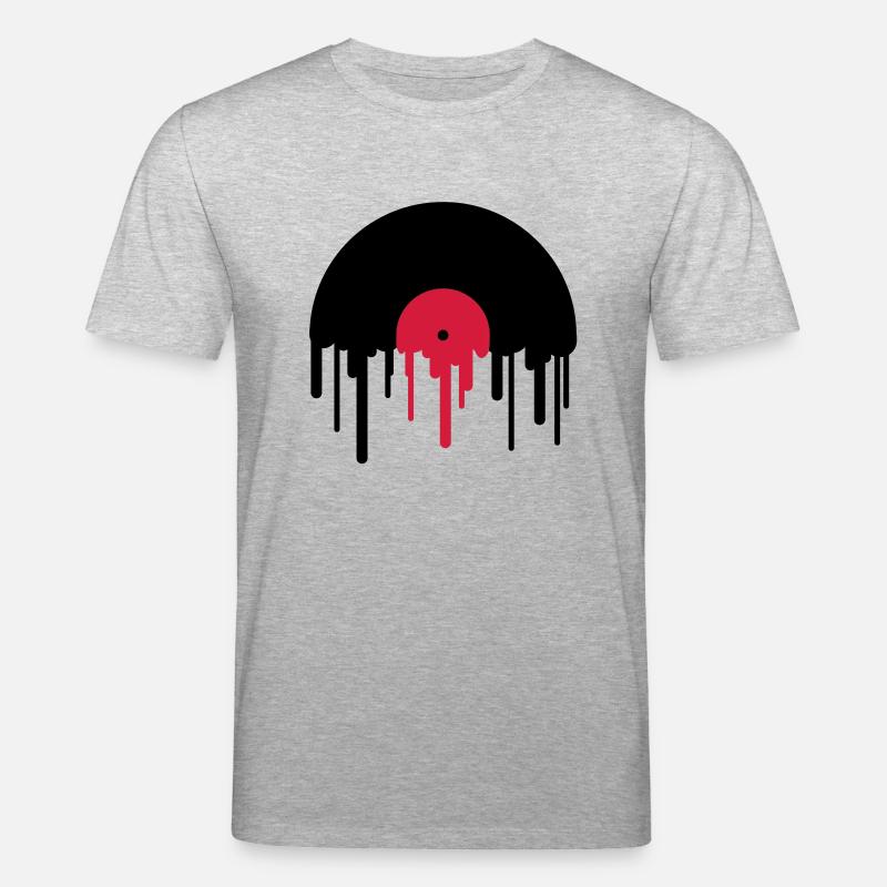 record_disc - Stanley/Stella Unisex Bio-T-Shirt CREATOR  - Grau meliert